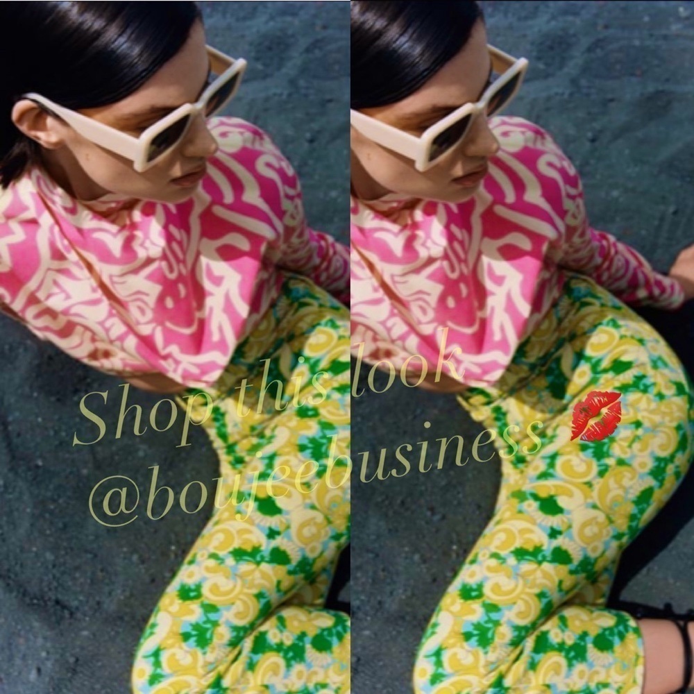 ZARA BNWT Printed Tied Top